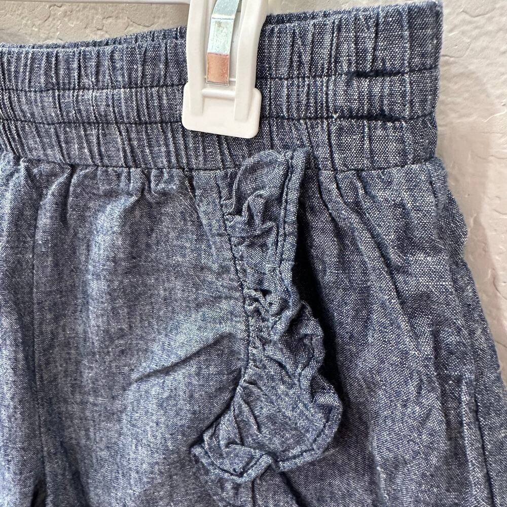 Tea Collection Denim Rumba Ruffle Shorts - Picture 2 of 7